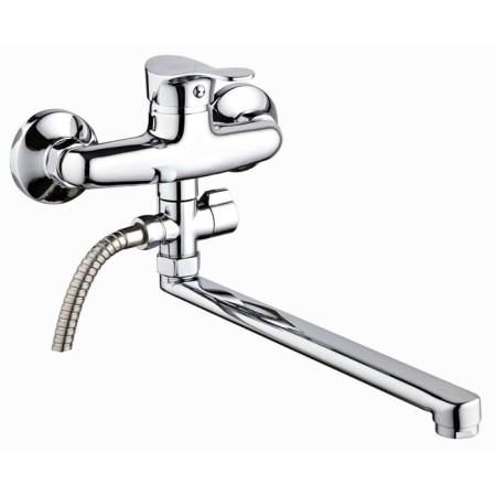 Bath mixer "RMS" SL86-006, shower set, cartridge 35 mm, zinc, chrome