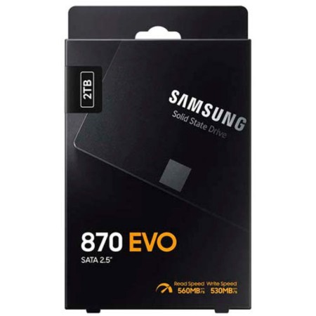 SSD Samsung 2.5 "870 EVO 2000 GB SATA III 3BIT MLC (TLC) MZ-77E2T0BW-6