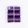 Metallized thread, 91 ± 1 m, 6 pcs, purple color