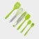 Set of kitchen utensils Green, 6 items