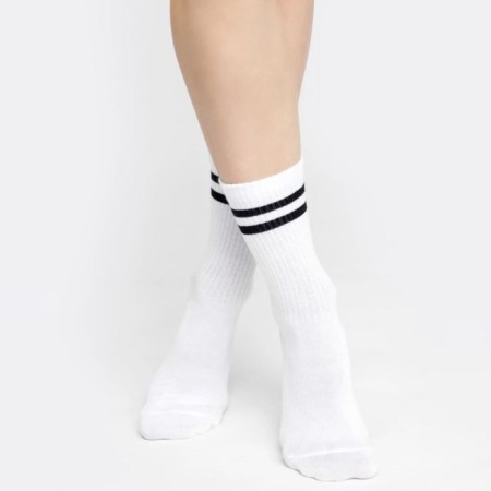 Women's socks, white color, size 23-25 ​​(36-38)-1
