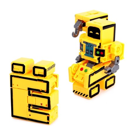 Set of robots "alphabet", transformed, 7 pieces, gather in 1 robot-3