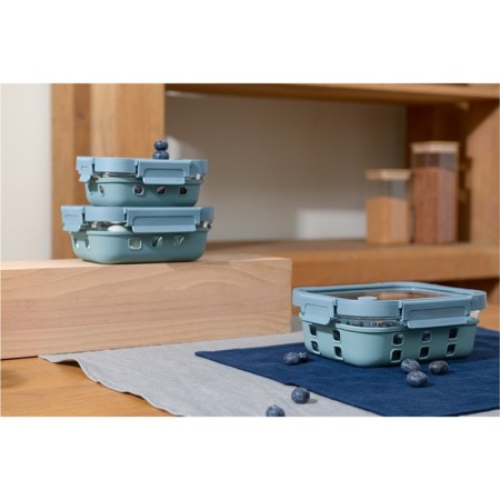Container for baking, storage and carrying of products in the Smart Solutions cover, Blue color, 1050 ml-12