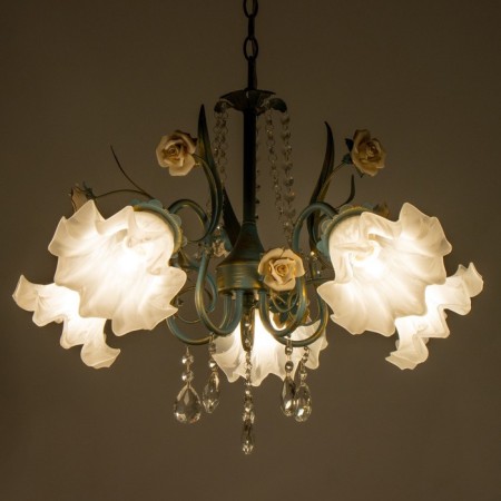 Lyana chandelier 5he27 40w Blue 45x45x40-90 cm Bayerlux-3