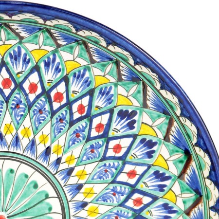 Largan Rishtan ceramics "Patterns", 28 cm, blue-2