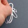 Set for decorating "butterflies", set of 5 pcs, color silver