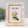 Photo frame plastic 13x18 cm "arc" white 23.5x18.5 cm