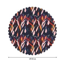 The tablecloth “Abstraction”, round, Saten, d = 150 cm