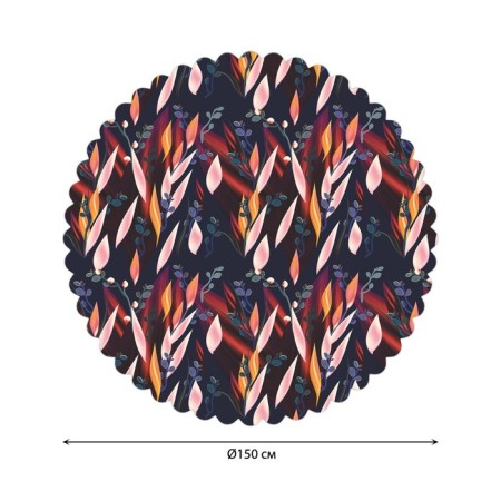 The tablecloth “Abstraction”, round, Saten, d = 150 cm