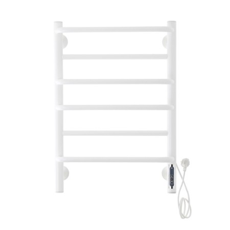 Domoterm electric heated towel rail "Orpheus" P6, 400x600 mm, right, white matte-1