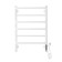 Domoterm electric heated towel rail "Orpheus" P6, 400x600 mm, right, white matte