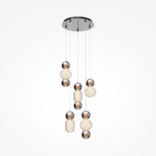 Suspension lamp Maytoni Mod273PL-L80CH3K, LED, 80W, 43x43x335.4 cm, 9300lm, Color Chrome