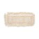 WET mops nozzle, flat, cotton, white color, 40 cm