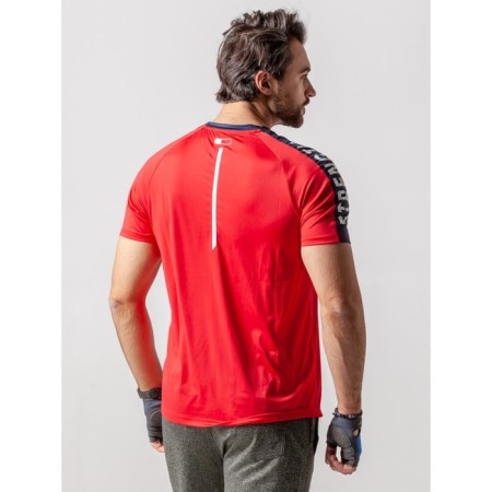 Sports T -shirt male ise, size 48, red color-10
