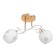 Chase "Olivia" 2x60W E27 gold, white 33x43x28cm