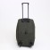 Road bag on wheels, a lightning department, with an increase, an outer pocket, khaki color