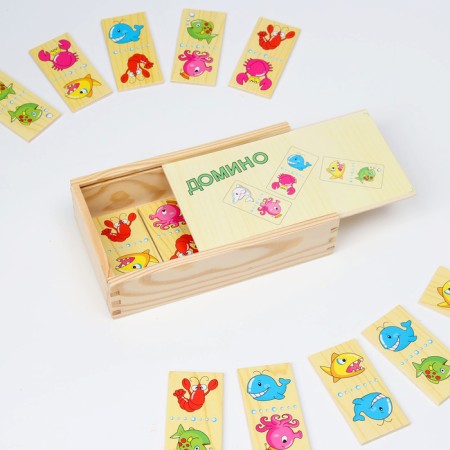 Domino "Underwater World" 10.5 × 18.5 × 5 cm-2