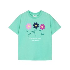 T -shirt for girls, height 122 cm, color menthol