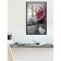 Carty clock, interior, interior "flowering tree in Paris", smooth move, 57 x 35 cm