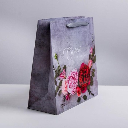 Gift Laminated Square, packaging, “only for you”, 30 x 30 x 12 cm-2
