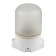 Moistured Lamp Uniel, 60 W, E27, IP65, 137x107x84 mm, white color
