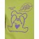 T -shirt for girls, height 122 cm, lime color