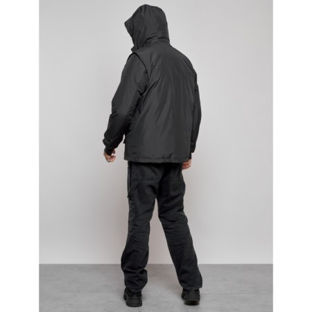 Luy jacket transformer male winter, size 52, black color-28