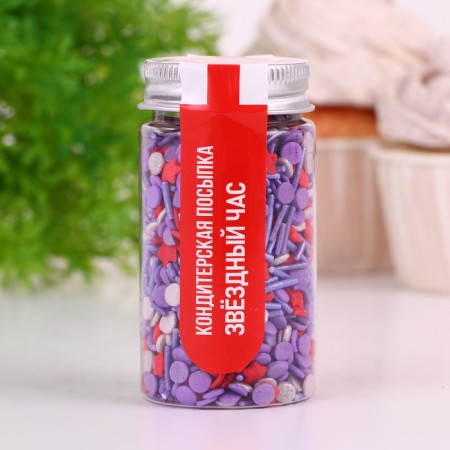 Confectionery Sprinking "Star hour", 50 g-1