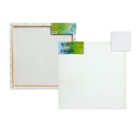 Canvas on the subframe, cotton 100%, 40 x 40 x 1.8 cm, acrylic soil, fine -grained, 280 g/m²-5