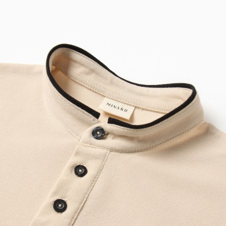 T-shirt (Polo) Male Minaku Regular Fit: beige color, river 52-5