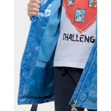 Windbreaker for girls, height 104 cm, azure color-9