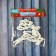 Christmas tree decoration "Deer Lux" (set 2 pcs) 11x11 cm, white