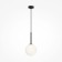 Suspension lamp Maytoni Mod321PL-01B1, 1HE14, 40W, 20x20x222.5 cm, Black color black