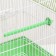 Poultry cell equipped BD-1/3C, 30 x 23 x 39 cm, green