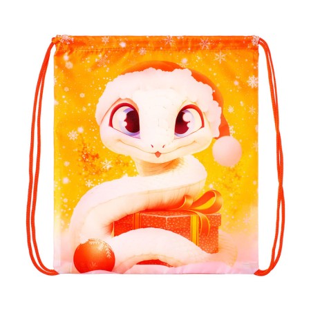 New Year. Bag for sweets 290 x 340 mm "Symbol of the Year" (soft polyester density 210d)-1