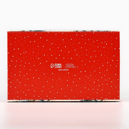 Folding box "Snow Town", 20 x 12 x 4 cm, new year-4