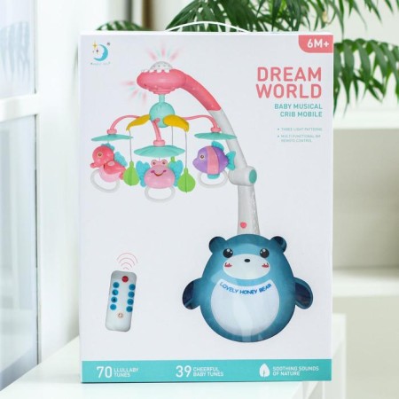 Mobile Musical "Bear. Zoo ", projector, remote control, color mix-6