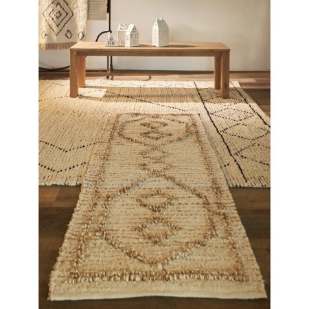 June carpet and processed cotton Kolkata Ethnic, size 70x160 cm-1