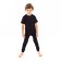 Thermal underwear for a boy (pants), black color, height 146 cm