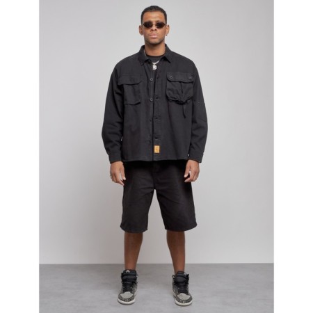 Jeaning jacket men's, size 52, black color