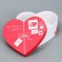 Gift box, packaging, “love everywhere” 16 x 14 x 6 cm