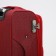 Small suitcase 24 "on lightning, code castle, with extension, red color