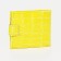 Women's wallet on the button, yellow color