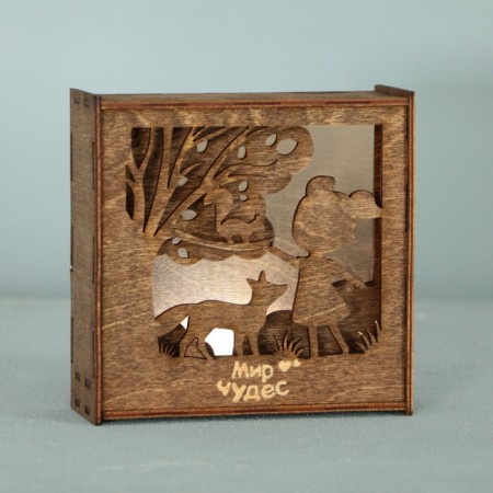 Nightlight "World of Miracles" 15x15 cm-1