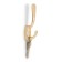 Furniture hook Cappio Sea, two -rod, zinc, color gold