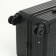 Average suitcase 24 "on a zipper, code lock, 4 wheels, black color