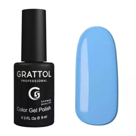 Grattol Color Gel Polish, No. 089 Ice Blue, 9 ml