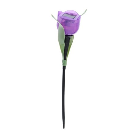 Garden lamp on the solar battery "Violet Tulip", 4.5 × 29 × 4.5 cm, 1 LED, glow white-3