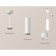 AMBRELLA LIGHT, TECHNO, XP7455005, GU5.3, White Sand Color Acrylic set.