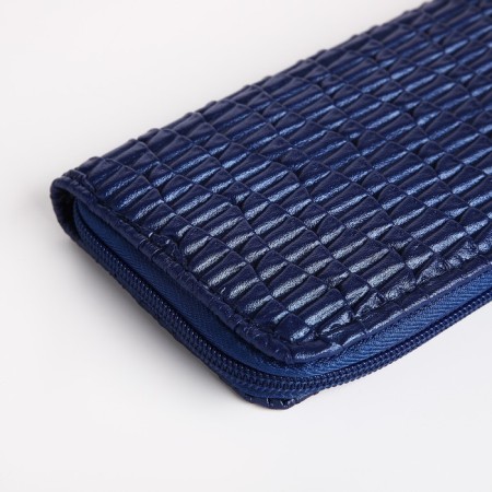 Women's wallet with lightning, blue color-2